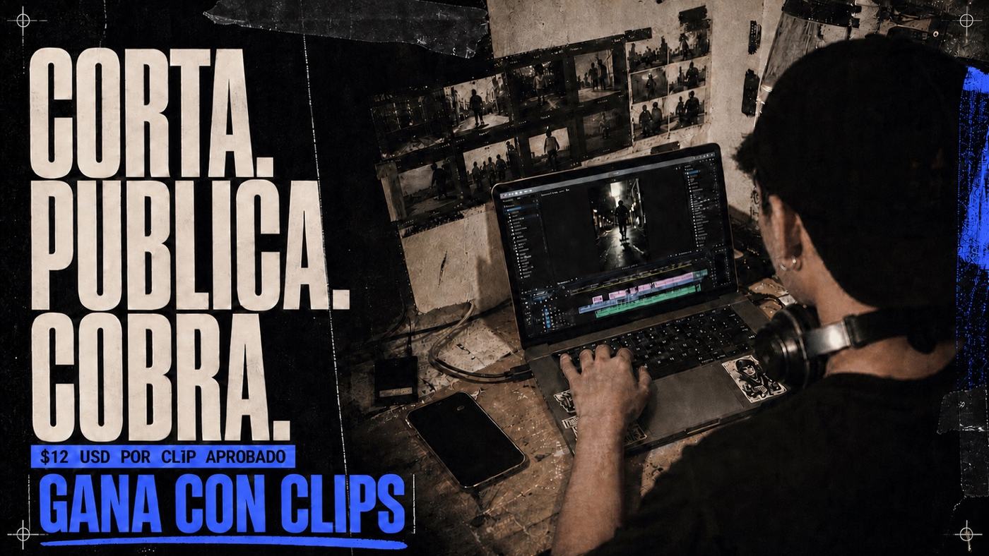 Persona joven editando un video vertical en una laptop, vista desde atrás
